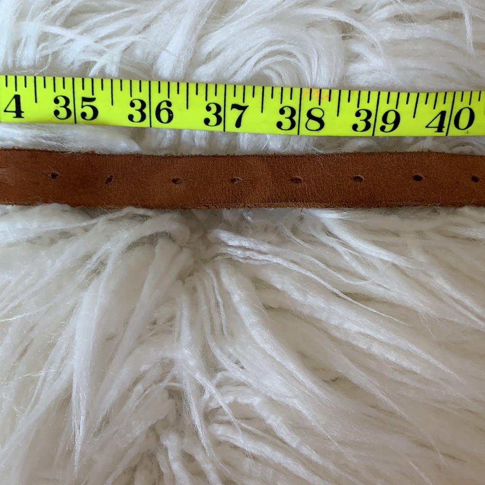 🌼VICTORIAS SECRET PINK BRAIDED LEATHER BELT🌼 - Picture 9 of 9